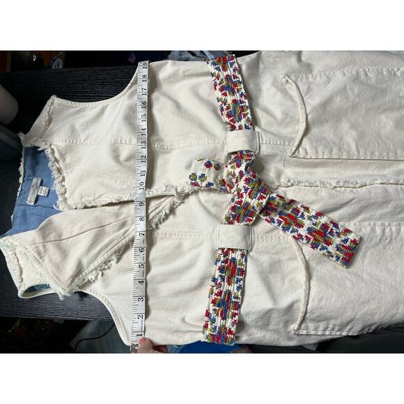 Boho Denim Mini Dress/Long Top/Vest - Picture 6 of 10